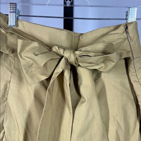 J. Crew Gold Women's Shorts with Bow - Picture 3 of 6